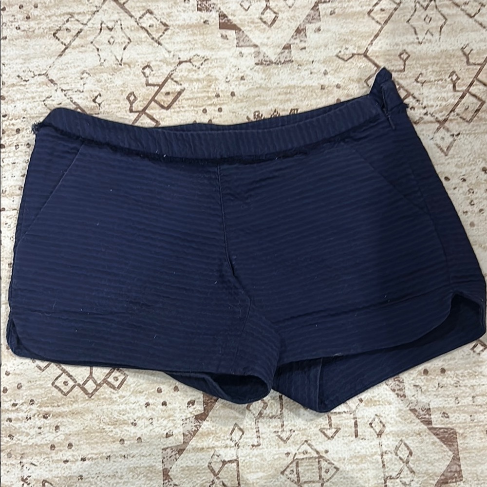 Lilly Pulitzer Blue Athletic Shorts with Textured Fabric